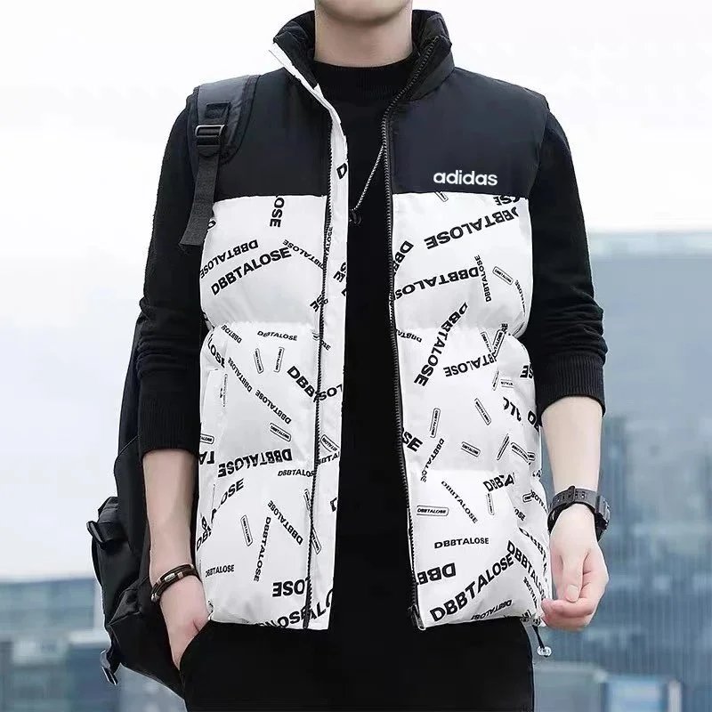 Adidas Down Jacket Pink and Beige Puffer Outerwear - 2