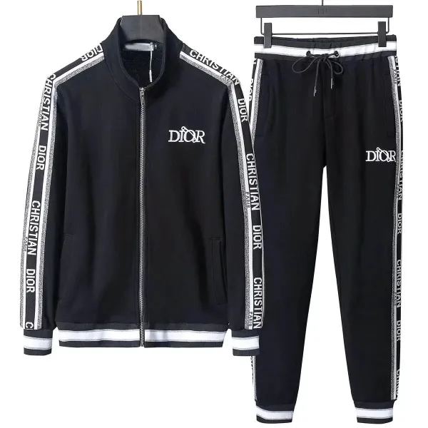 Dior Oblique Monogram Tracksuit Set Beige Multicolor - 11