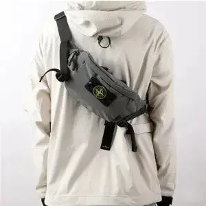 Design Messenger Bag Black Crossbody Bag - 4