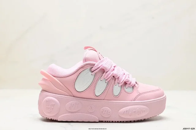 Unbranded Sneakers Platform with teardrop mesh panels product detail image 2