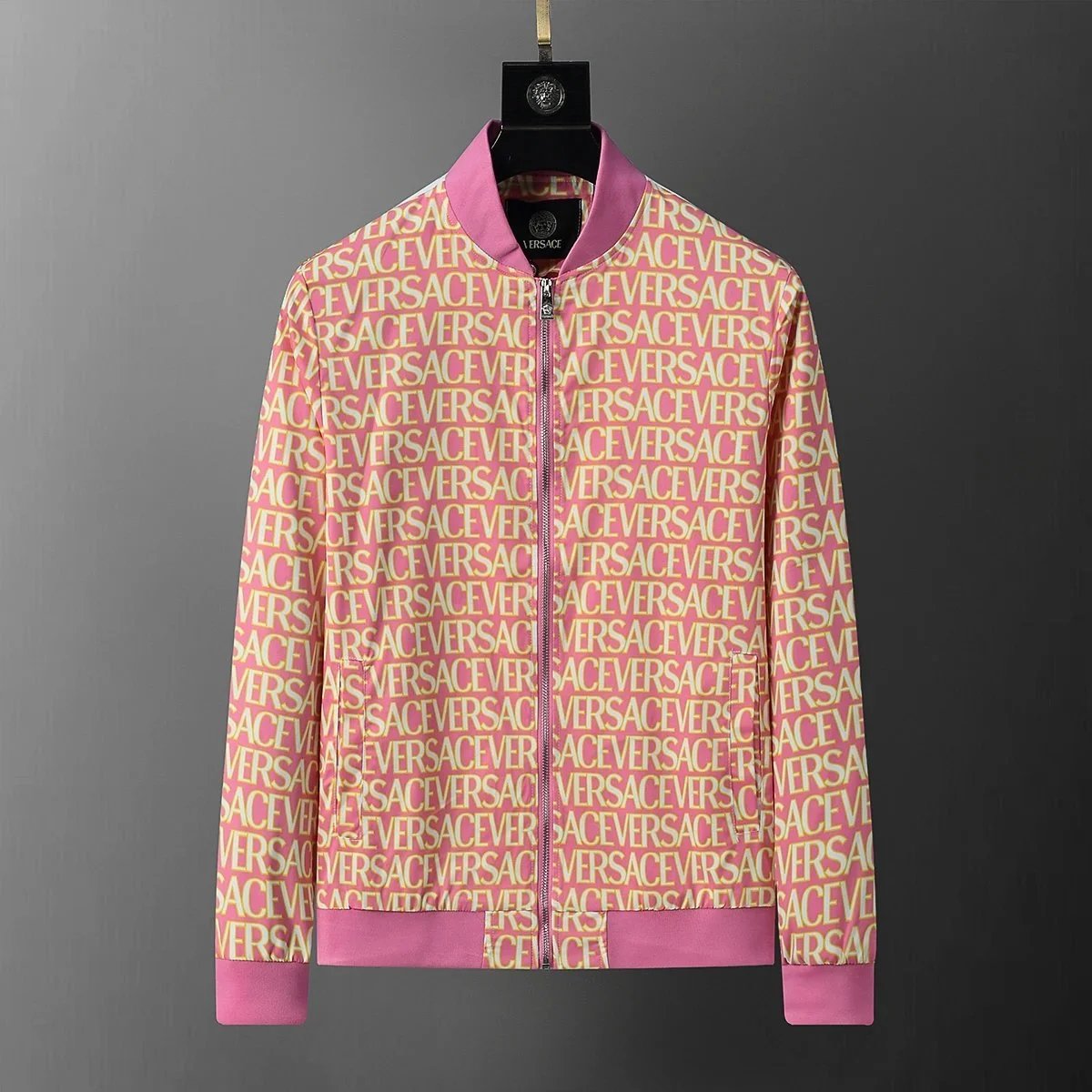Gucci GG Monogram Jacquard Zip-Up Jacket Beige Outerwear - 8