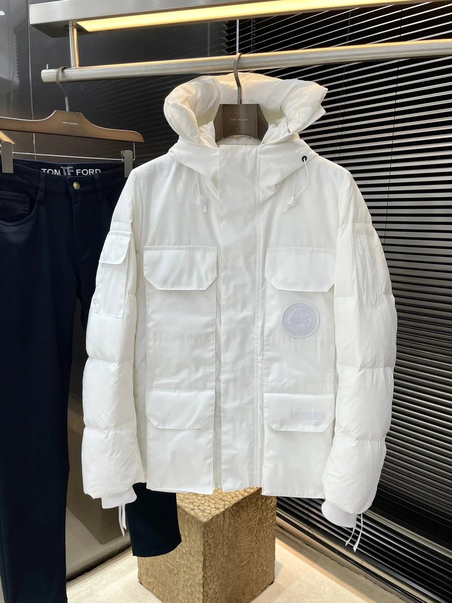 Canada Goose Vests Quilted puffer vest with stand collar and patch pockets — 23