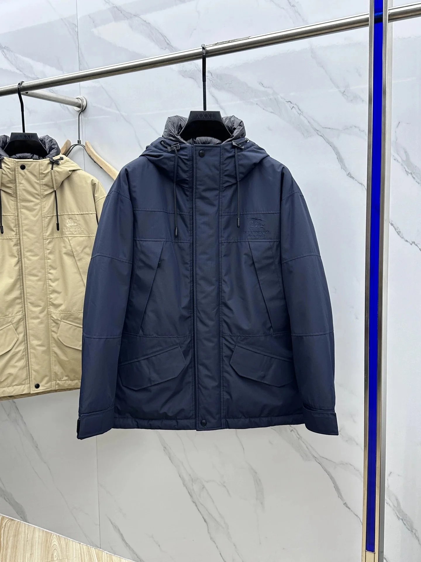 Burberry Down Jackets Quilted hooded puffer jacket — 16