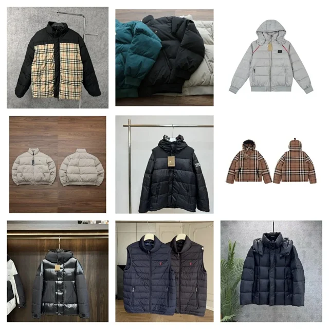 Burberry Down Jackets Quilted hooded puffer jacket product detail image 1
