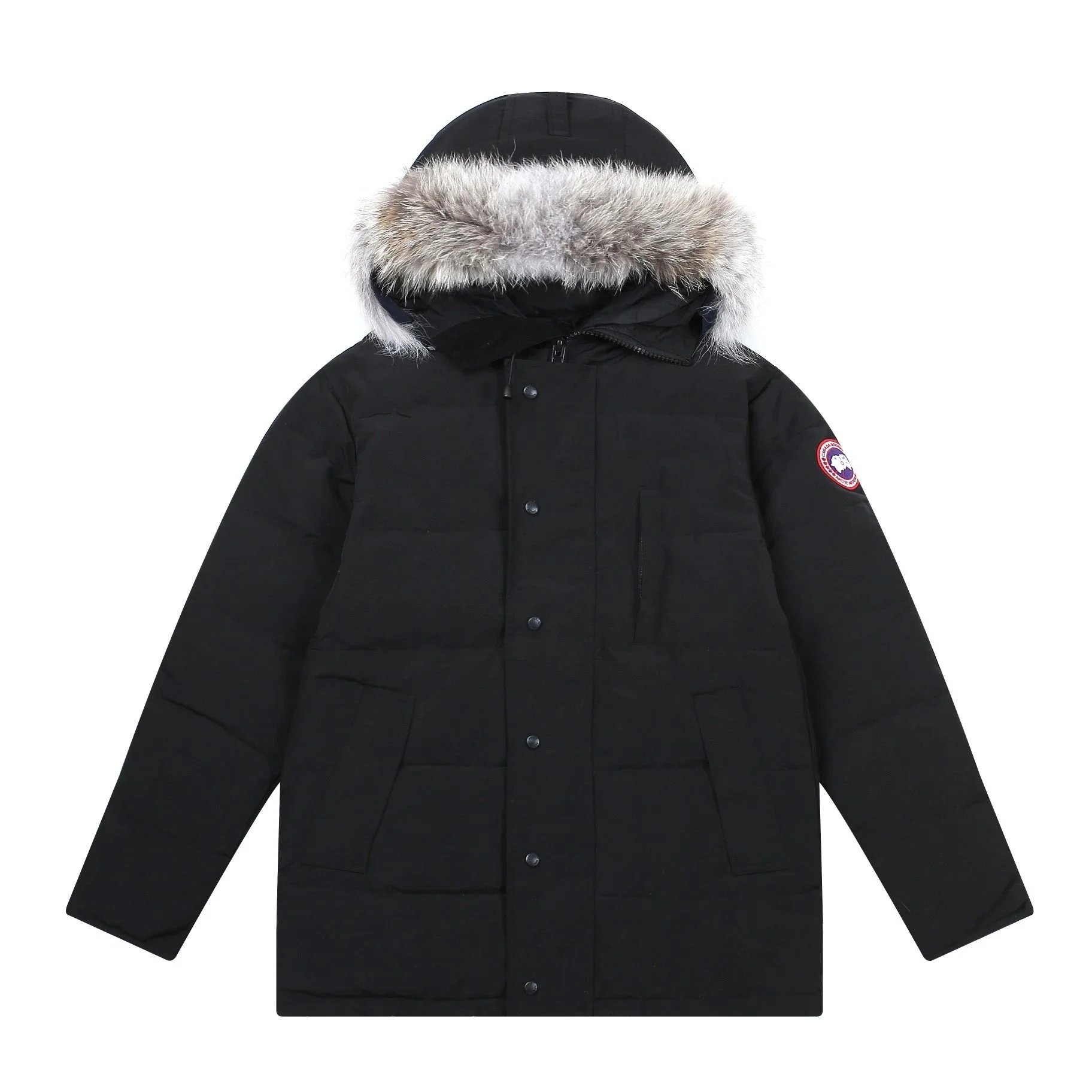 Canada Goose Down Jackets Hooded Parka with Fur Trim — 01
