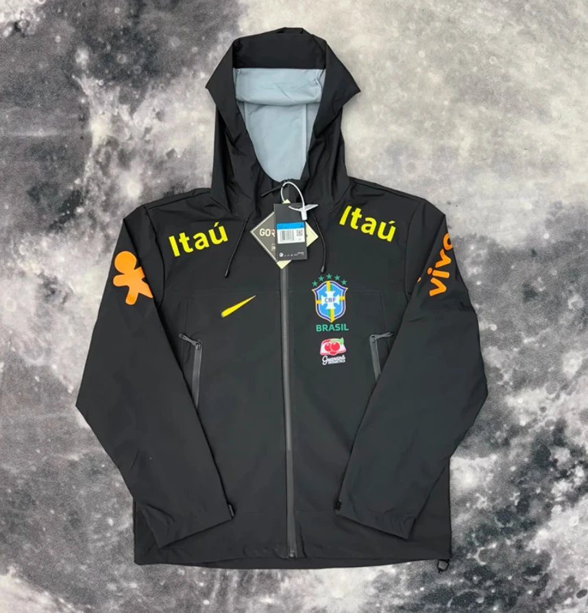 Arc'teryx Jackets Hooded zip-up shell jacket — Y 03 Brazil's Real Hard Shell Rush