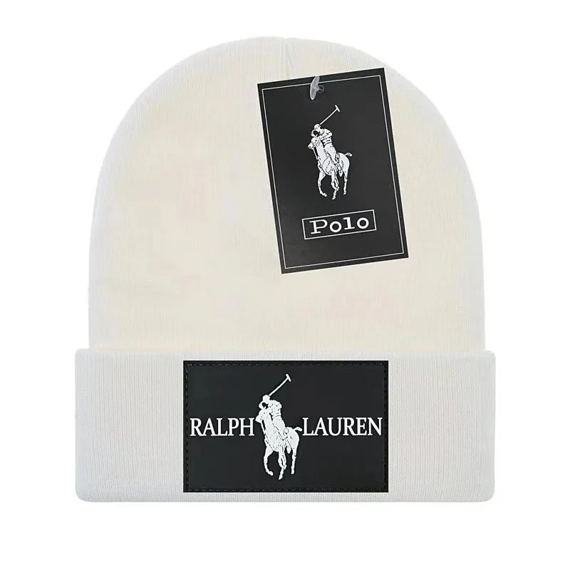 Ralph Lauren Hats Cuffed Knit Beanie with Embroidered Polo Pony image 12