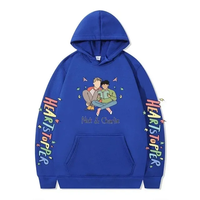 Heartstopper Hoodies & Sweatshirts Graphic Print Pullover Hoodie product detail image 7
