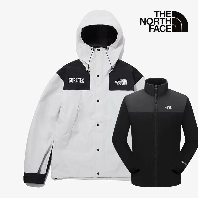 Nike Down Jackets Hooded Puffer — NF0A83 gray-white