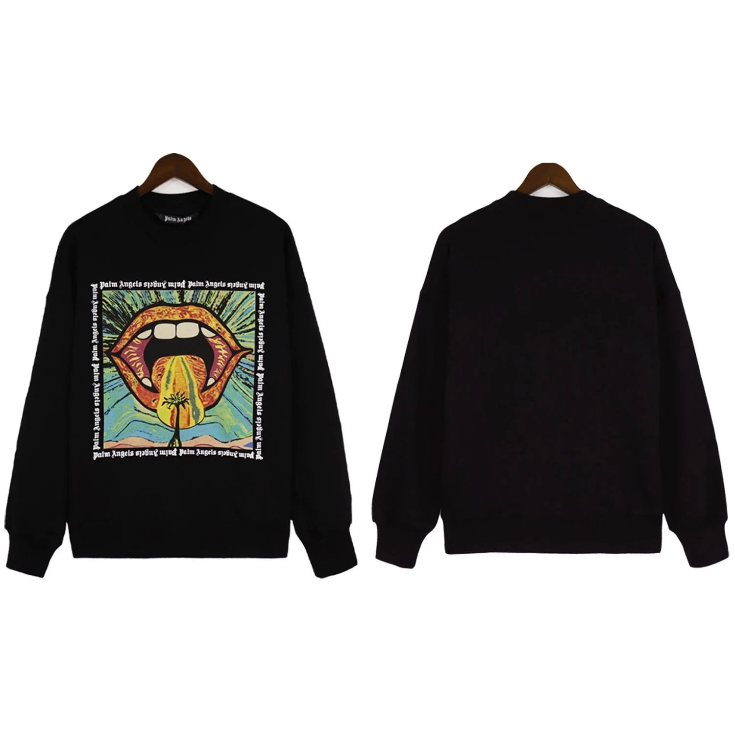 Palm Angels Graphic crewneck sweatshirts and goggle-hooded zip jackets — 34