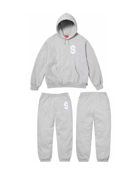 Supreme Box Logo Sweatpants Brown - 4