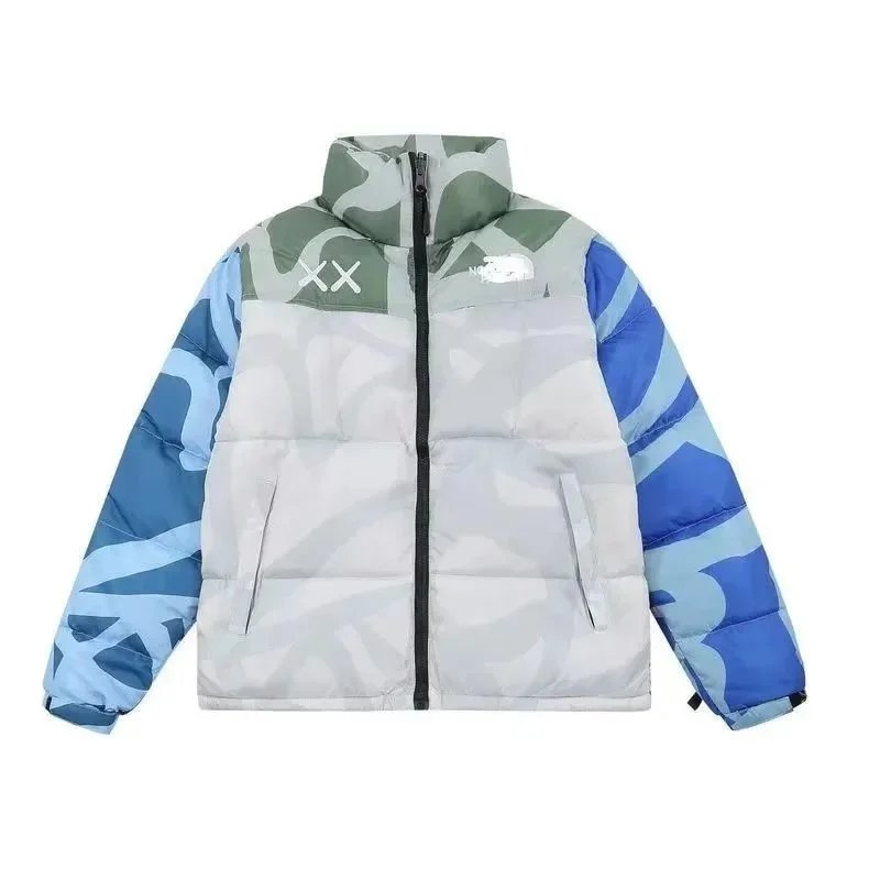 The North Face Down Jackets 700-fill color-block puffer jacket — 15