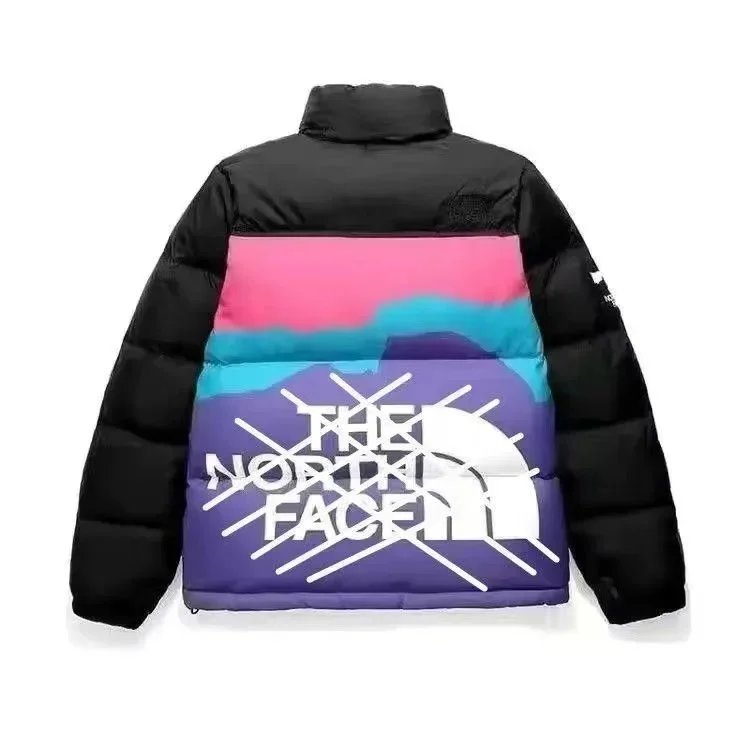 The North Face Down Jackets 700-fill color-block puffer jacket — 22