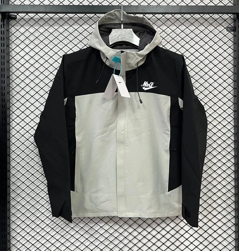 Arc'teryx Jackets Hooded zip-up shell jacket — F 700 NK Gray-black