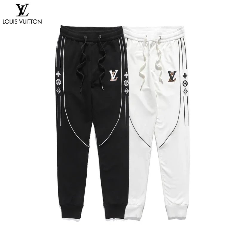 Loewe Anagram Embroidered Black Sweatpants - 3