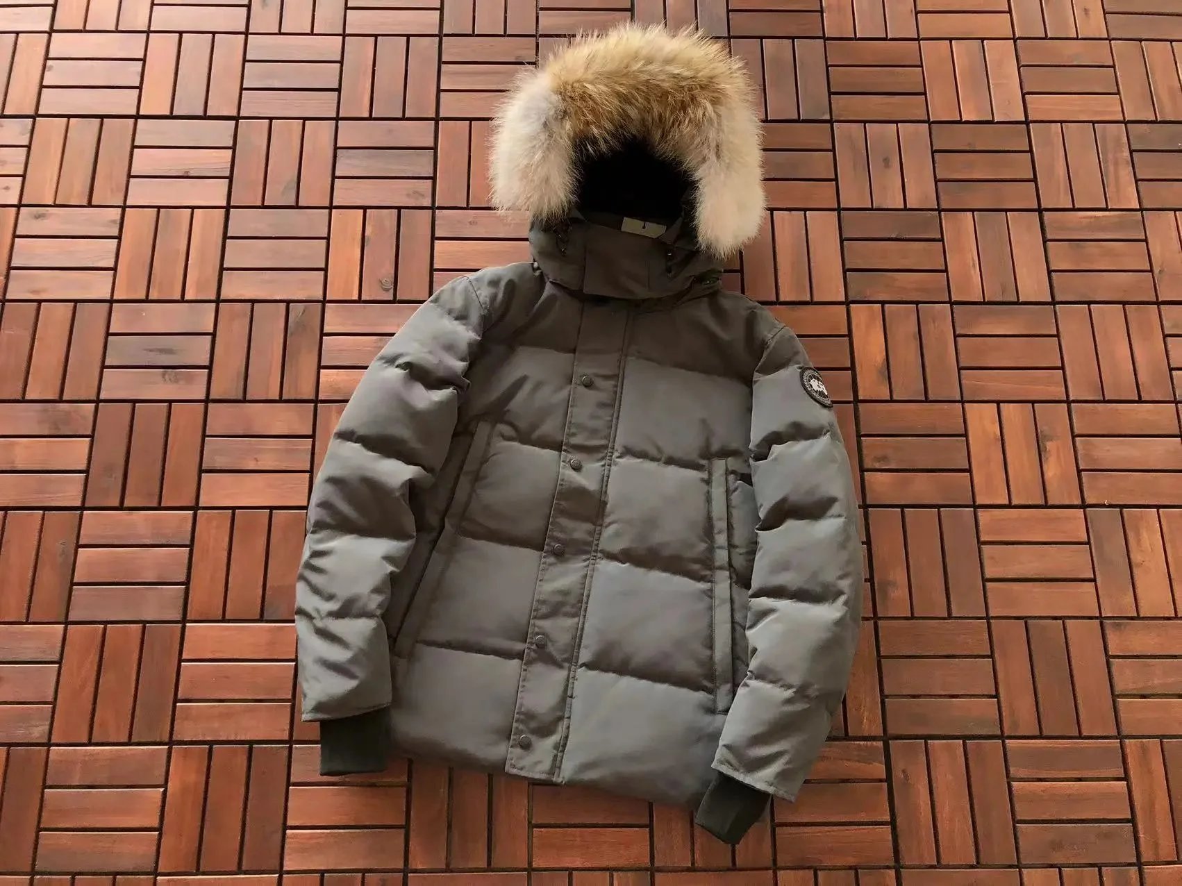 Canada Goose Down Jackets Fur-Trim Hooded Jacket — 03