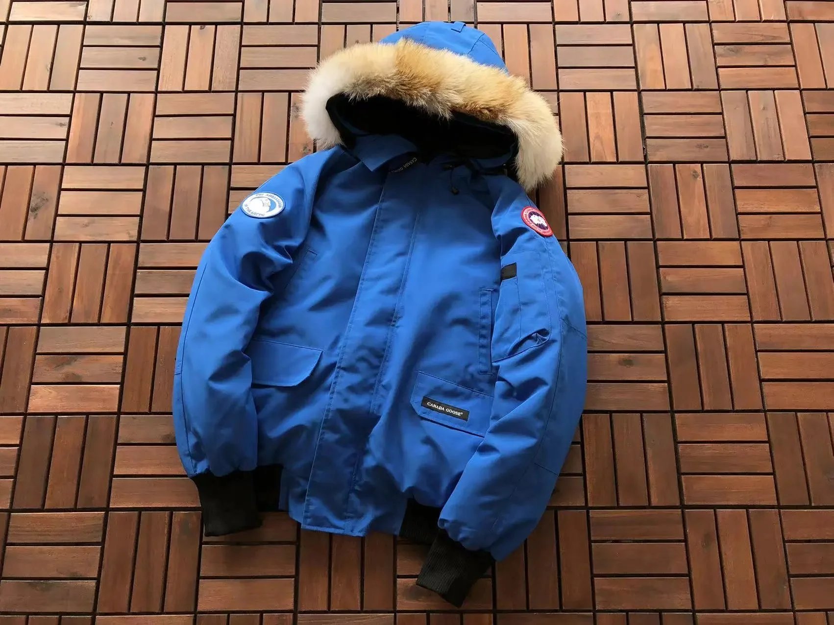 Canada Goose Down Jackets Fur-Trim Hooded Jacket — 22
