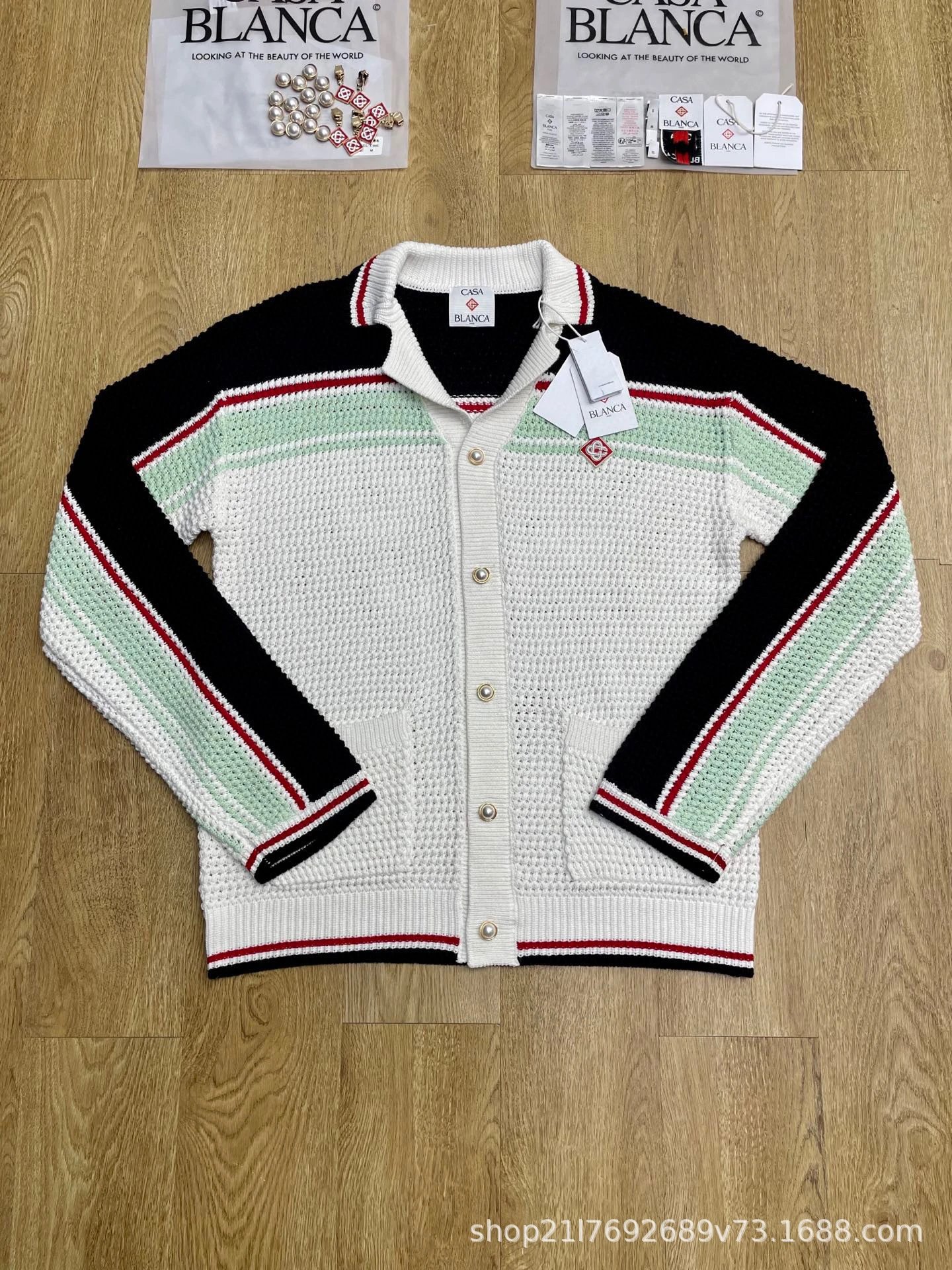 Casablanca Jackets Zip-Up Jacket — 38