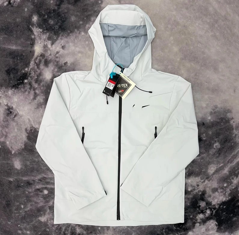 Arc'teryx Jackets Hooded zip-up shell jacket — Y 04 hard shell adhesive NK standard meter gray