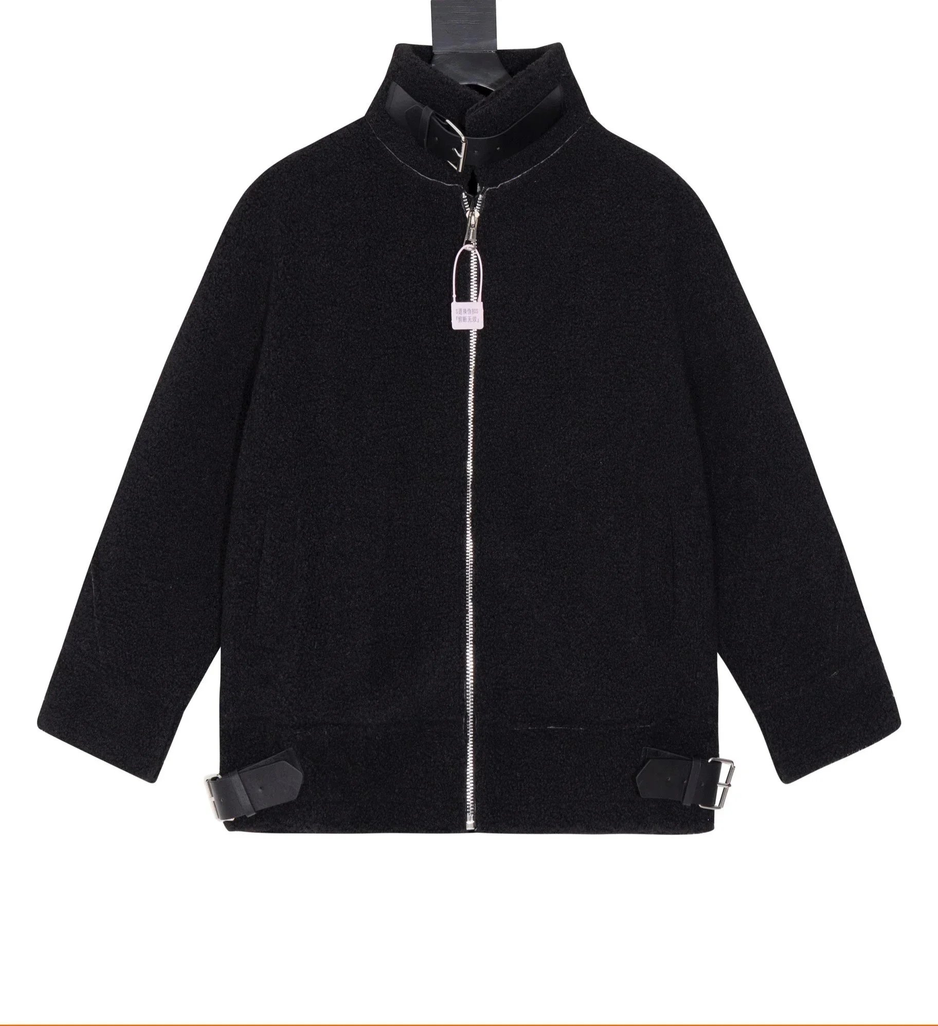 Burberry Logo-Embroidered Track Jacket Black Outerwear - 5