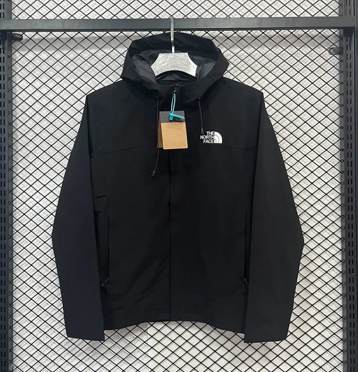 Arc'teryx Jackets Hooded zip-up shell jacket — F 701 B face black