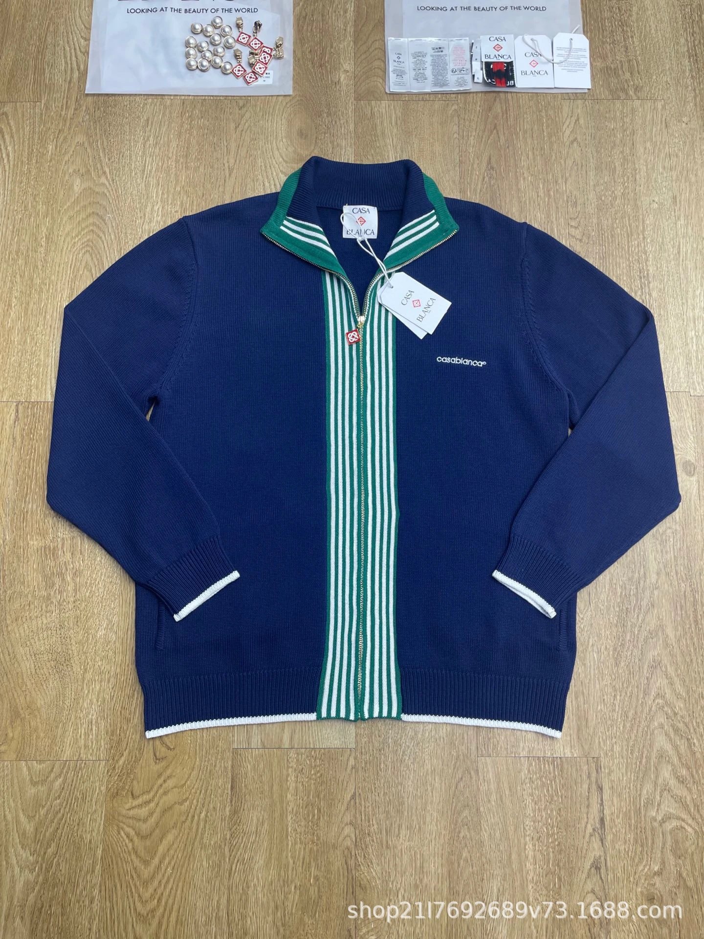 Casablanca Jackets Zip-Up Jacket — 36