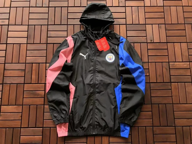 Puma Jackets Hooded color-block football jacket product detail image 2