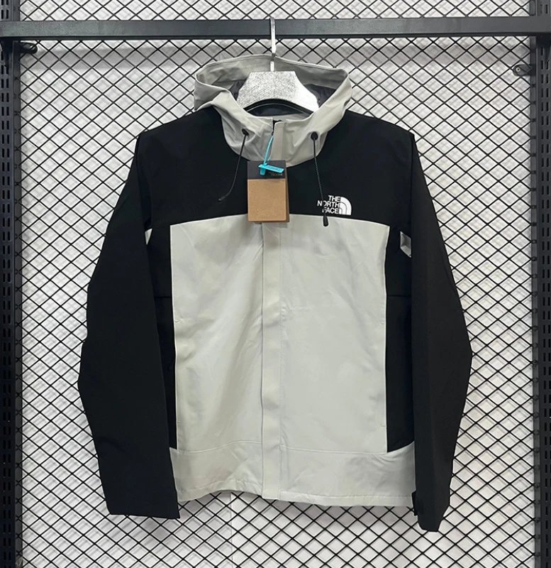 Arc'teryx Jackets Hooded zip-up shell jacket — F 701 B face gray black