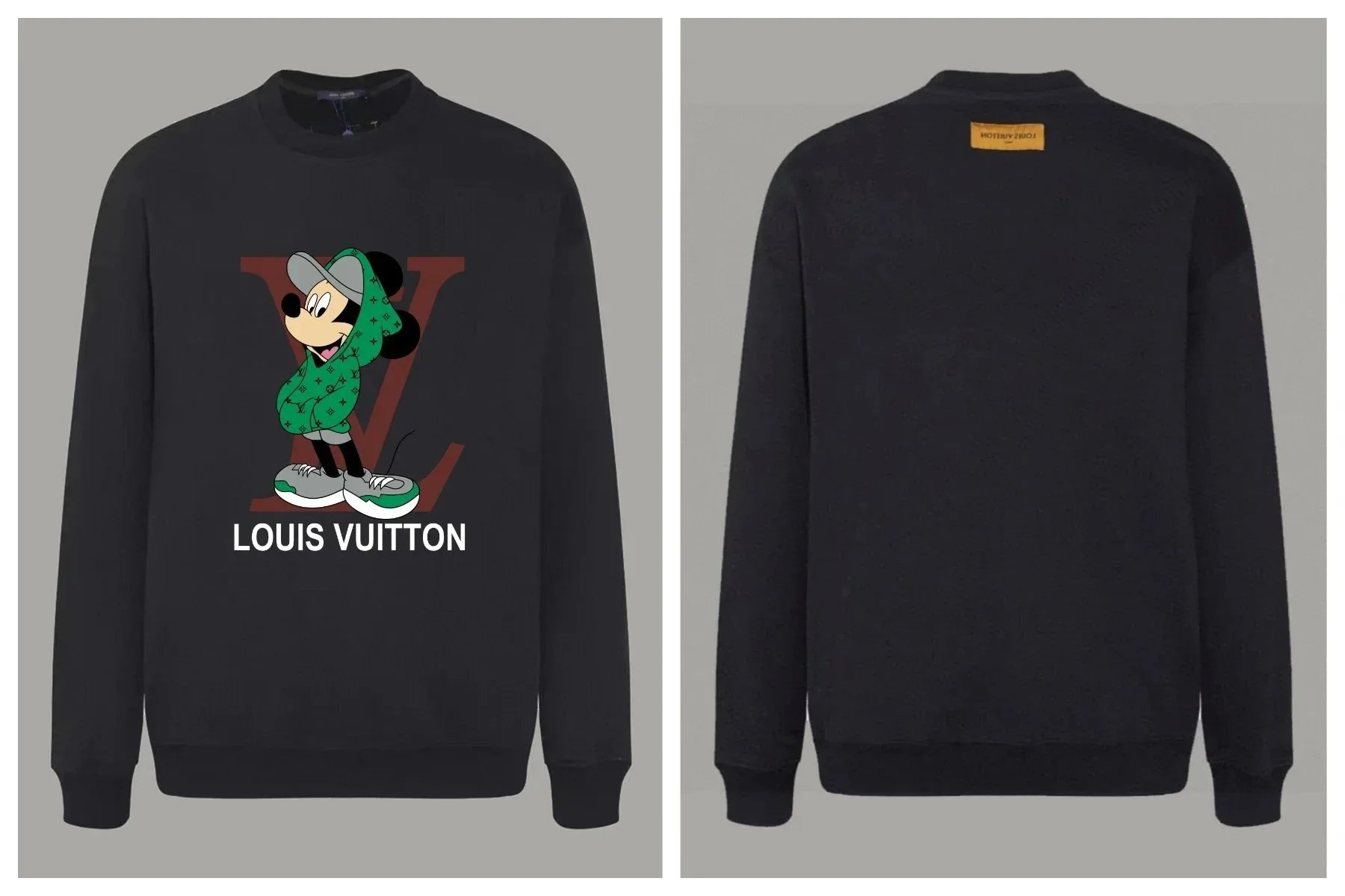 Louis Vuitton Knitwear Crew-Neck Logo Knit Sweater — 1