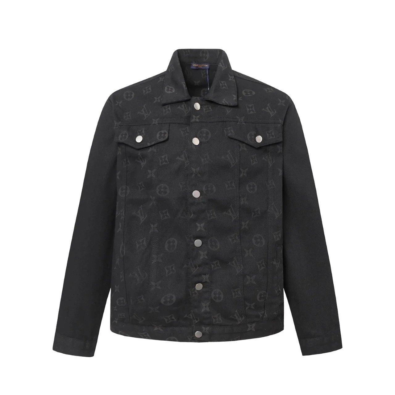 Gucci Track Jacket Black with Web Stripe and Logo Sleeve Outerwear - 7