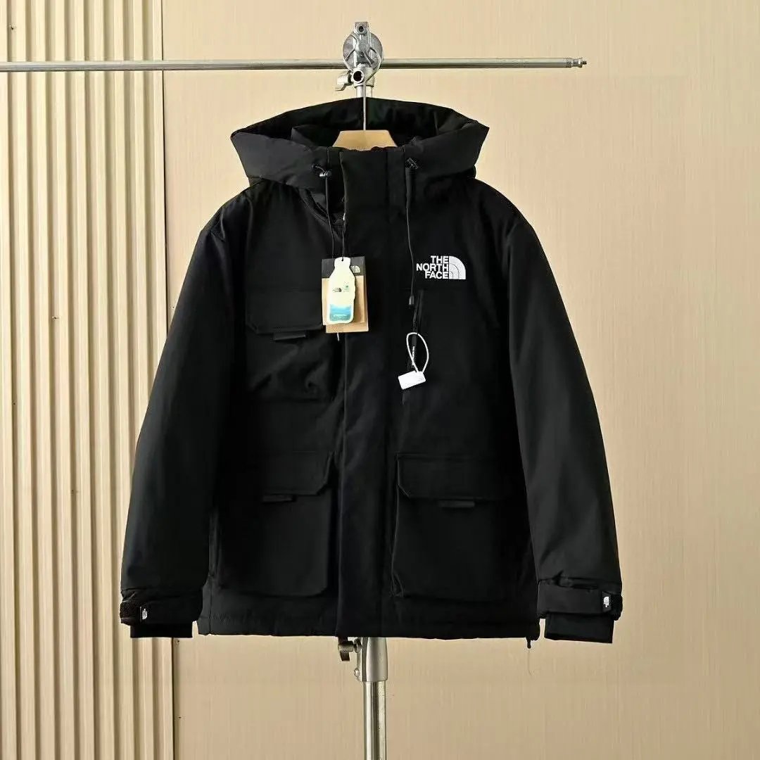 Nike Down Jackets Hooded Puffer — 002 Black