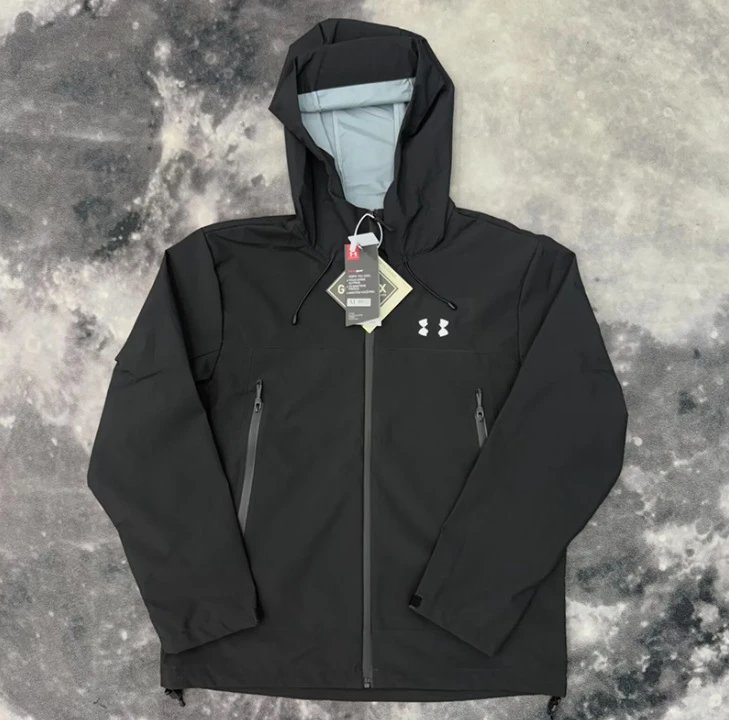 Arc'teryx Jackets Hooded zip-up shell jacket — Y 01 Ender Hard Shell M adhesive black