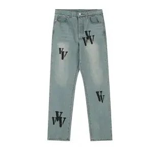 Unbranded Jeans Graphic Print Straight-Leg image 10