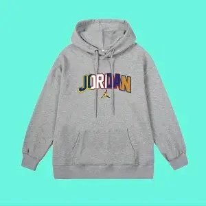 Air Jordan Logo Hoodie Gray