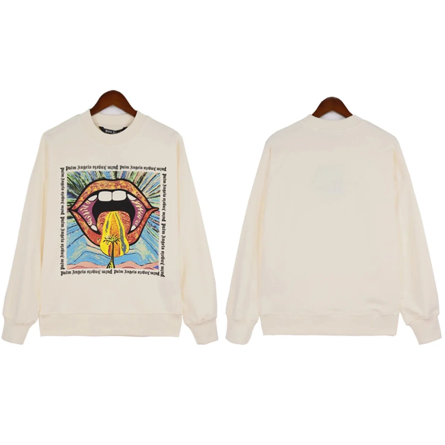 Palm Angels Graphic crewneck sweatshirts and goggle-hooded zip jackets — 32