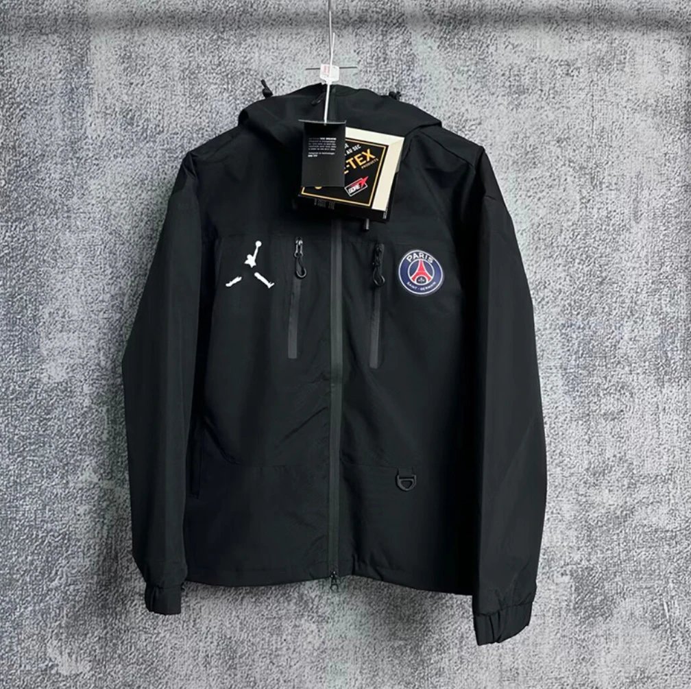 Arc'teryx Jackets Hooded zip-up shell jacket — X 02 Paris Charge Black