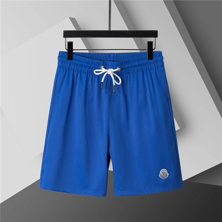 Louis Vuitton Shorts Elastic-Waist Drawstring Monogram Print — 3818 blue