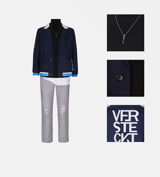 Unbranded Matching Sets Project Sekai 3rd Anniversary Cosplay Costume Set product detail image 19