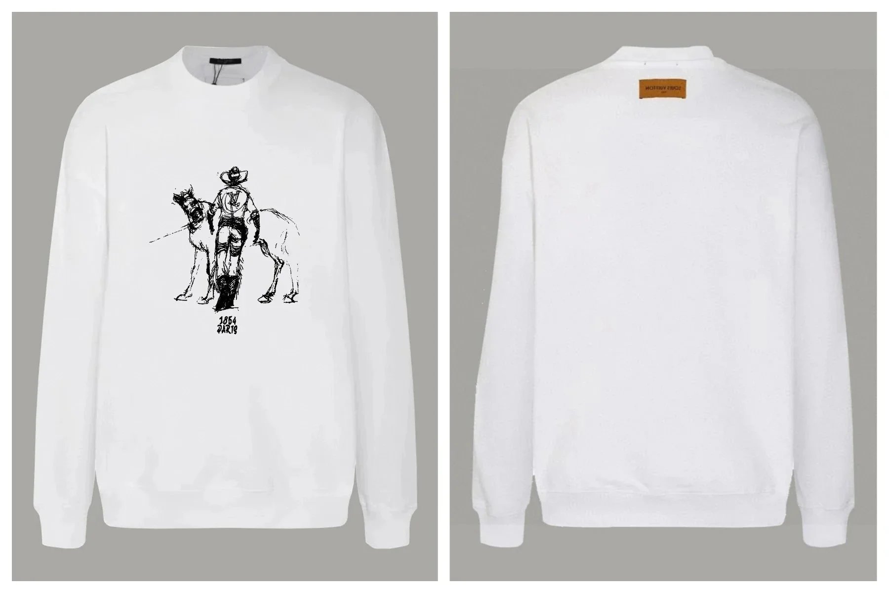 Louis Vuitton Knitwear Crew-Neck Logo Knit Sweater — 6