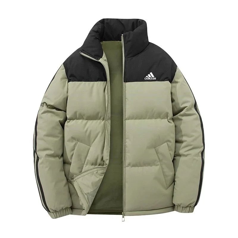 Adidas Vests Stand-Collar Quilted Printed Vest — 11