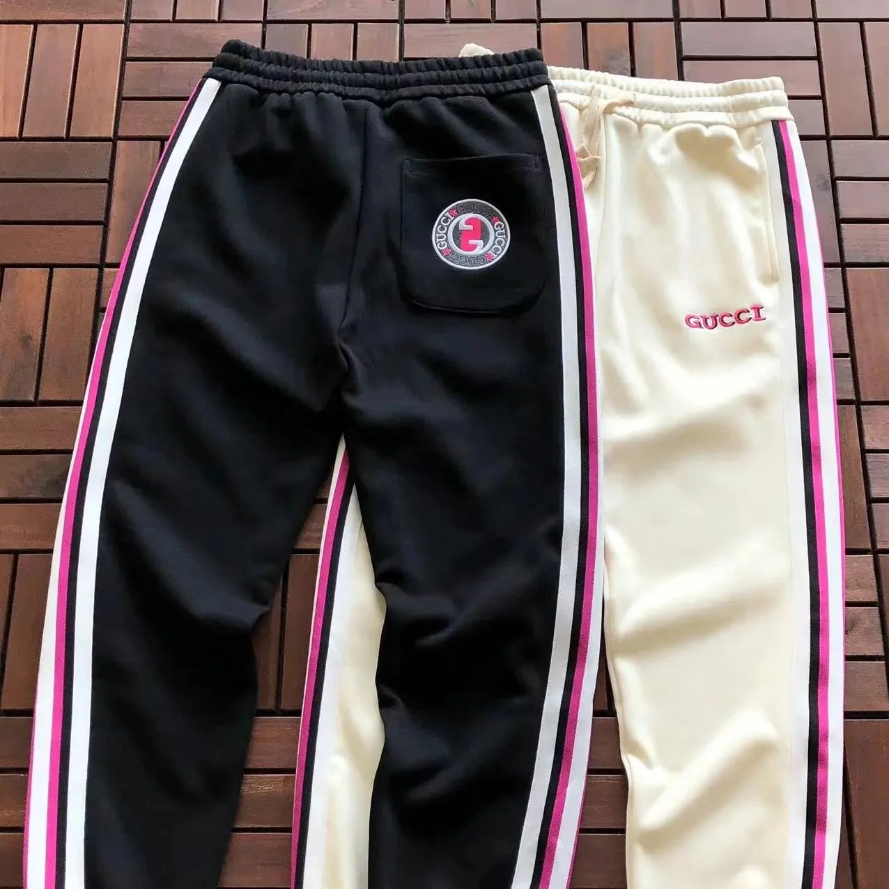 Gucci Trousers Logo-Print Drawstring image 10