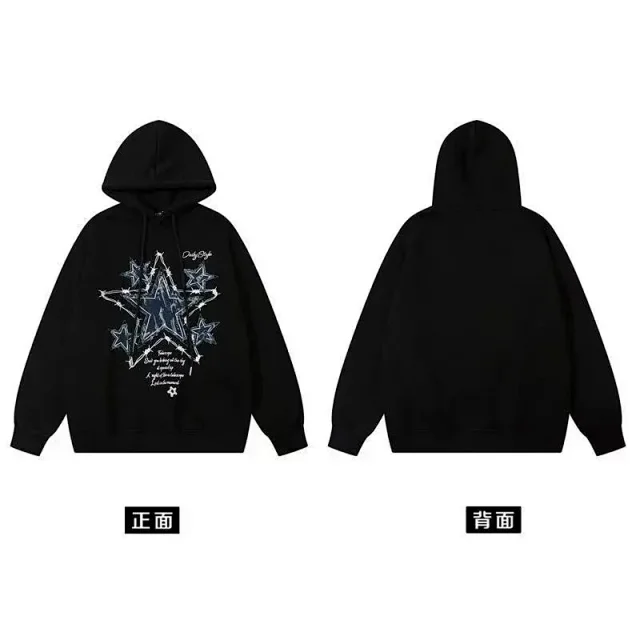 Unbranded Hoodies & Sweatshirts Graphic Print Pullover Hoodie product detail image 9