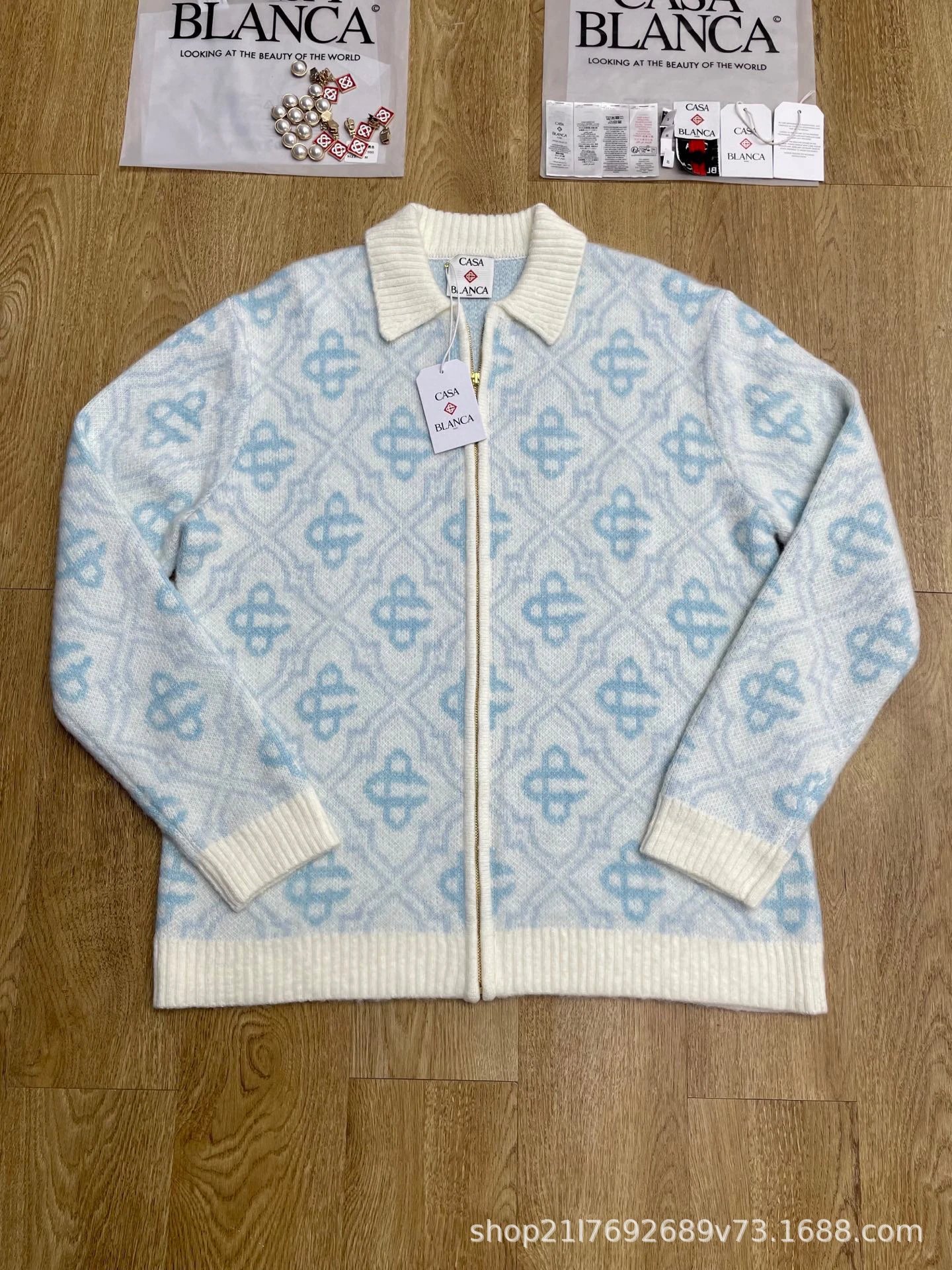 Casablanca Jackets Zip-Up Jacket — 44