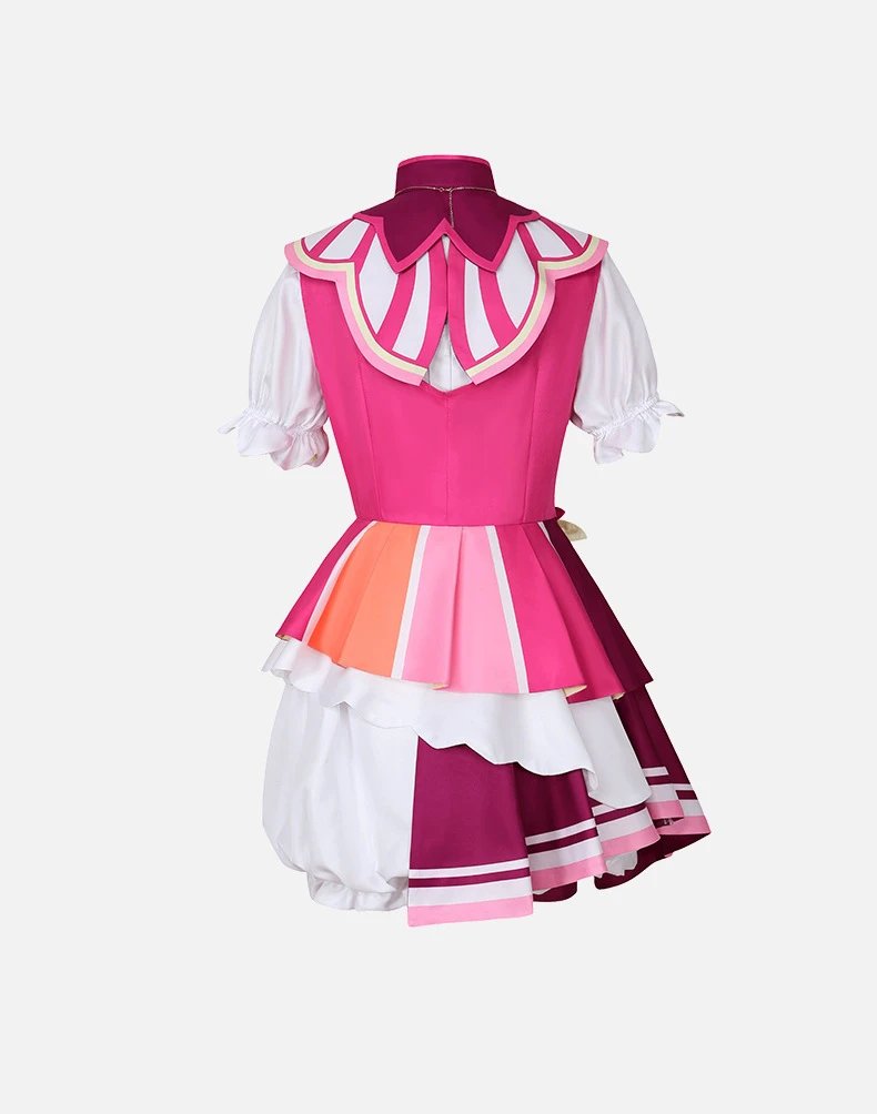 Design Cosplay Costume Ensemble White Blue Yellow Vest Coat Set - 31
