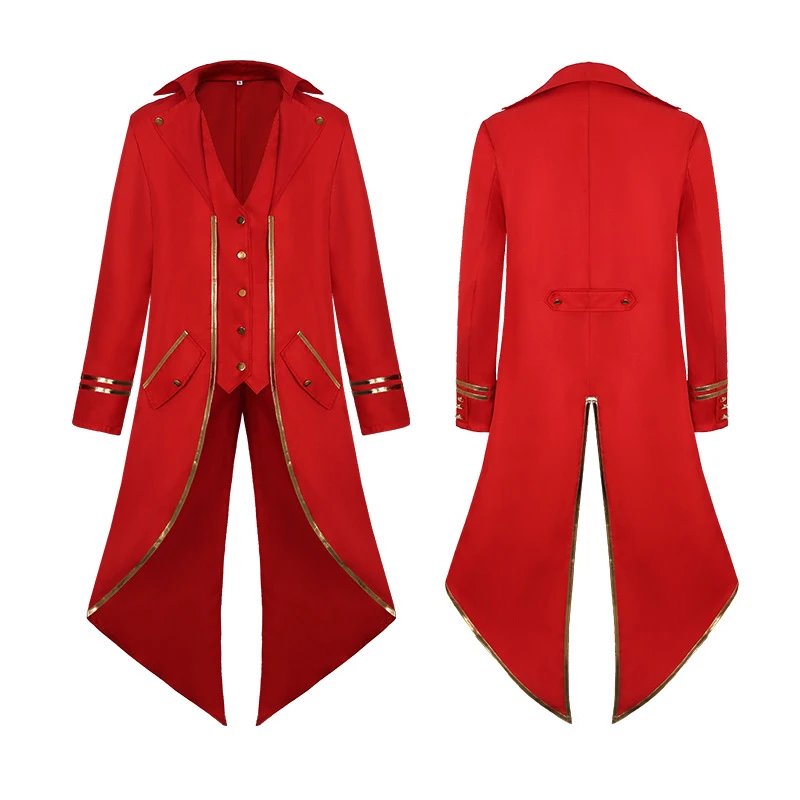 Unbranded Coats Gold-Trim Tailcoat image 5