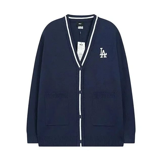 MLB Knitwear Button-Front V-Neck Knit Cardigan product detail image 2