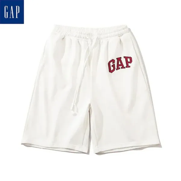 GAP Logo Embroidered White Shorts - 1