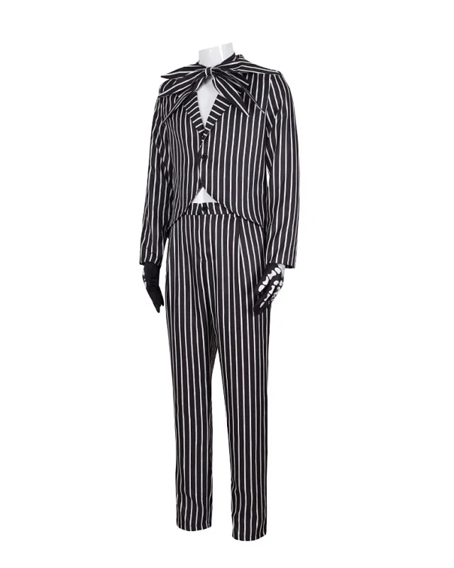 Unbranded Matching Sets Jack Skeleton striped costume set product detail image 4