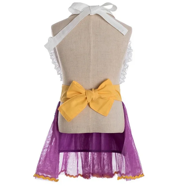 Unbranded Dresses Purple and pink princess cosplay dress with lace trim tulle skirt product detail image 7
