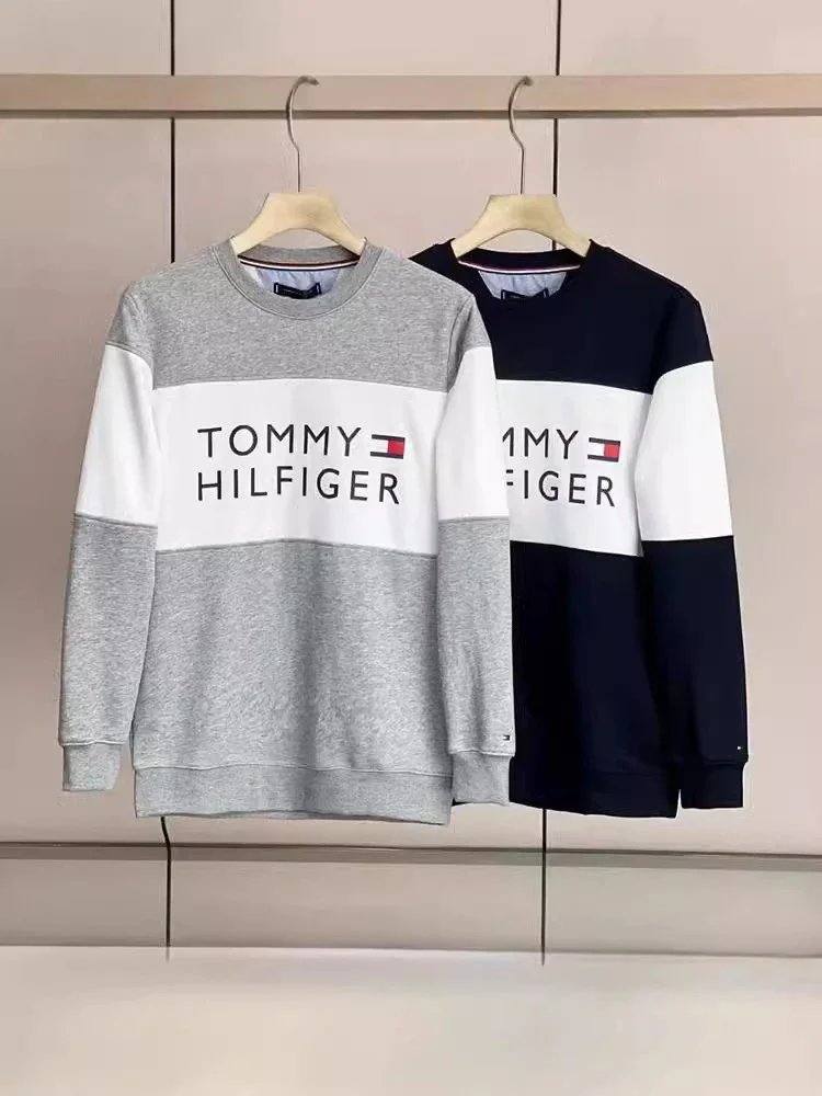 Tommy Hilfiger 1985 Heritage Embroidered Sweatshirt Gray Hoodie - 9